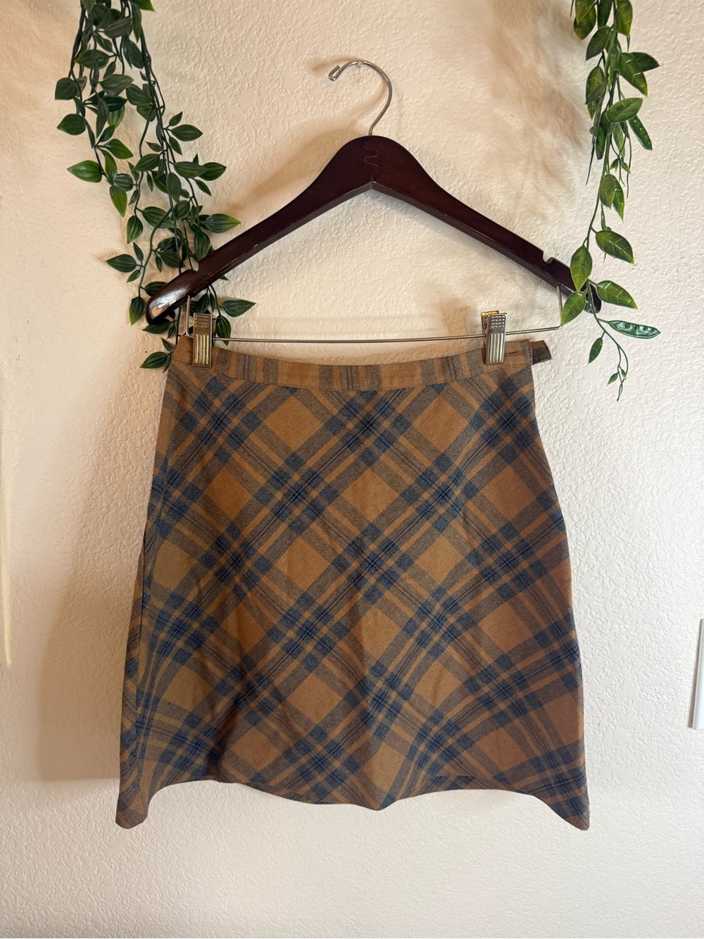 Sisley Plaid Mini Skirt